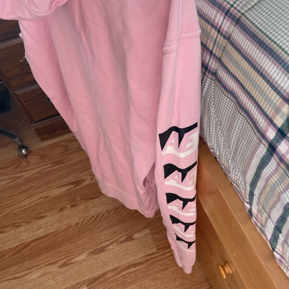 American Eagle Outfitters Pink Hoodie with Logo - Picture 5 of 5